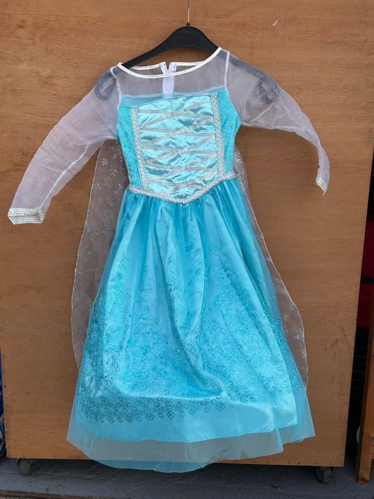 Elsa jurk frozen voor 6 jaar, Kinderen en Baby's, Carnavalskleding en Verkleedspullen, Ophalen of Verzenden, Gebruikt, 110 t/m 116