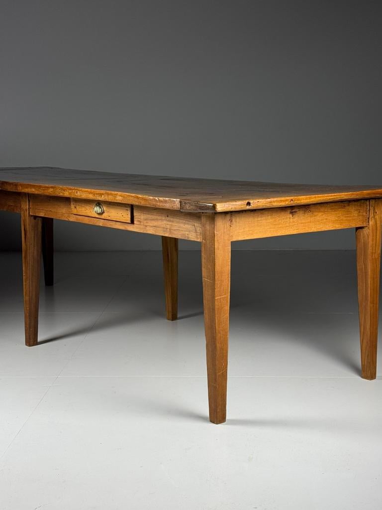 Kloostertafel teak 300cm landelijk, Antiek en Kunst, Antiek | Meubels | Tafels, Ophalen