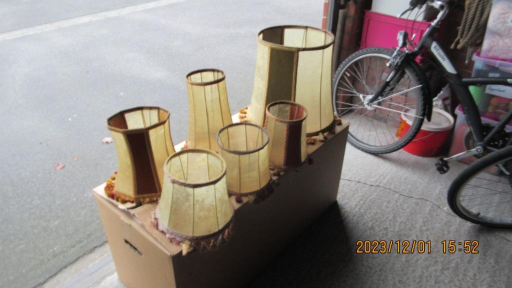 Carnaval lampenkappen, Ophalen, Gebruikt