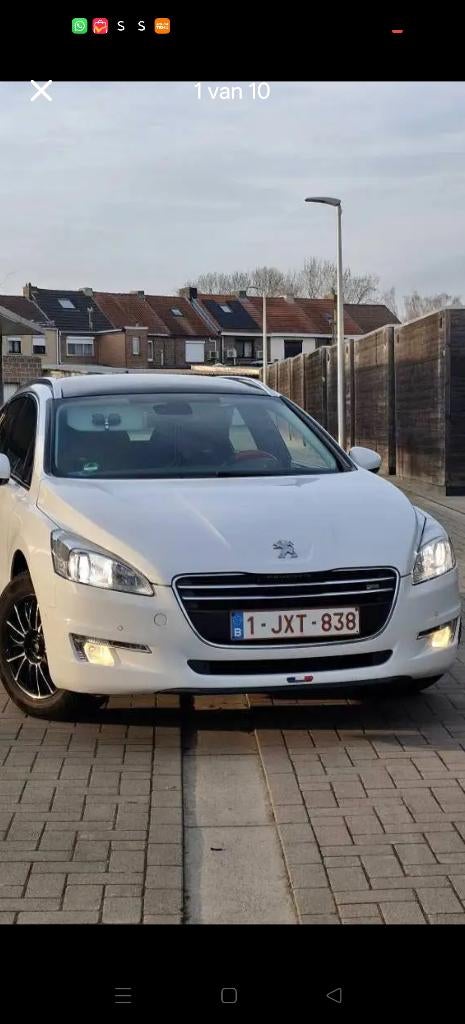 Peugeot 508 sw 2013.., Auto's, Peugeot, Particulier, ABS, Diesel, Euro 5, Break, 5 deurs, Handgeschakeld, Wit, Zwart, Stof, Voorwielaandrijving
