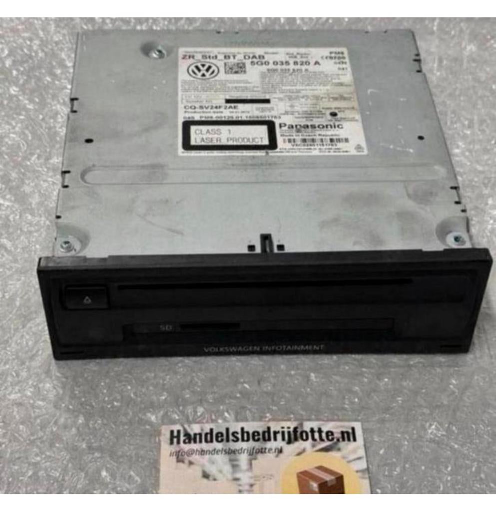Unité radio cd OEM VW Volkswagen GOLF 7 GTI MK7 5G0035820A, Autos : Divers, Autoradios, Enlèvement ou Envoi, Comme neuf