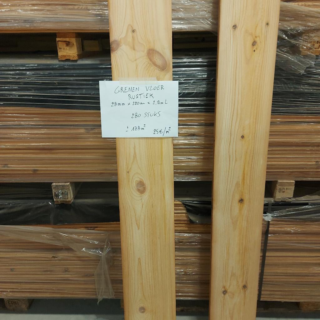 grenen rustieke vloer, Doe-het-zelf en Bouw, Ophalen, Nieuw, Grenen, 25 tot 50 mm