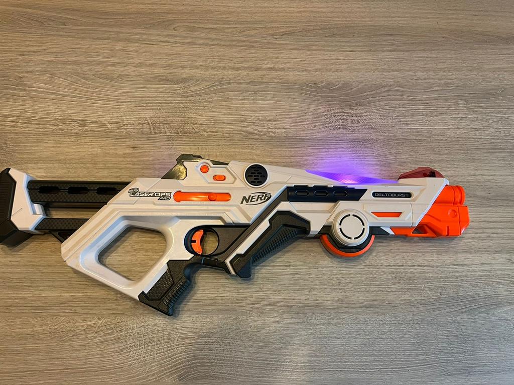 Laserops pro nerf geweer, Verzamelen, Ophalen, Zo goed als nieuw