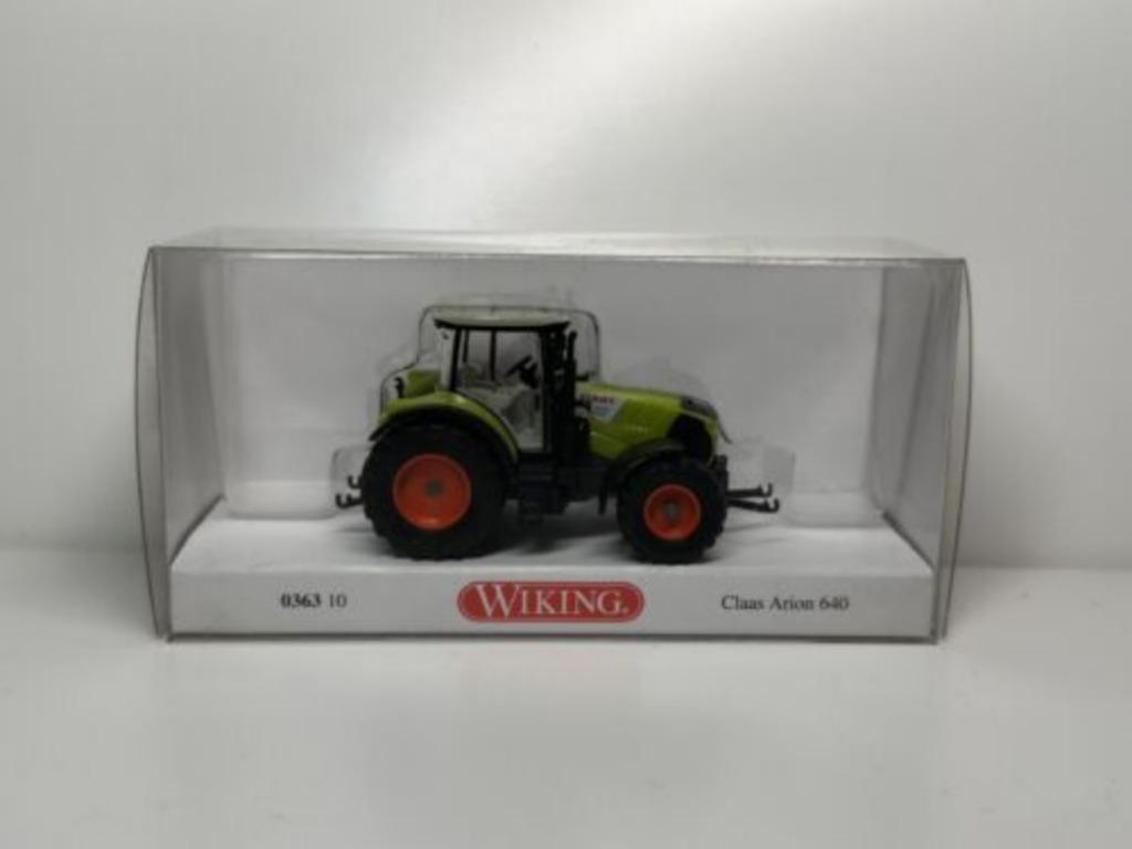 Tracteur Agricole CLAAS ARION 640 1/87 HO WIKING Neuf+Boite, Enlèvement ou Envoi, Neuf, Grue, Tracteur ou Agricole, Wiking