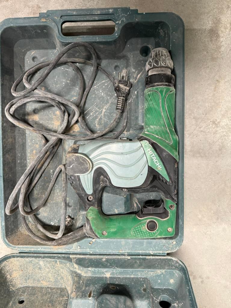 HITACHI - BURINEUR, Bricolage & Construction, Enlèvement ou Envoi, Utilisé, Marteau perforateur et/ou Marteau piqueur