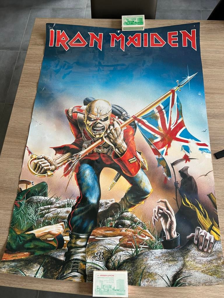 Iron maiden, Verzamelen, Posters, Ophalen of Verzenden, Zo goed als nieuw