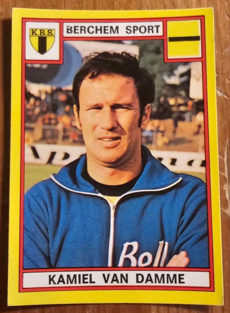 Panini Football 75 N 62 Kamiel Van Damme Berchem Sports !, Enlèvement ou Envoi, Comme neuf, Autocollant