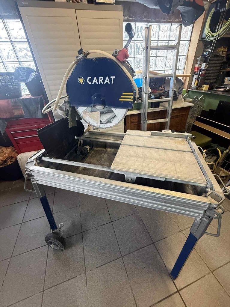 CARAT T-3510 2200W zaag + 4 zaagbladen €740 inclusief ! !, Doe-het-zelf en Bouw, Gereedschap | Zaagmachines, Ophalen, Gebruikt