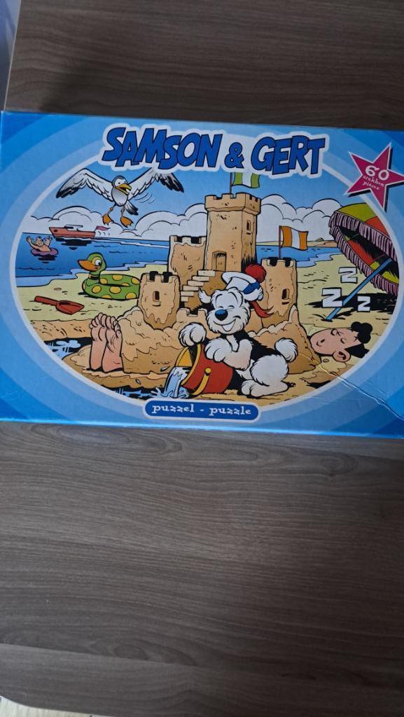 Samson en Gert puzzel 60 stuks van Studio 100, Kinderen en Baby's, Speelgoed | Kinderpuzzels, Ophalen of Verzenden, Meer dan 50 stukjes