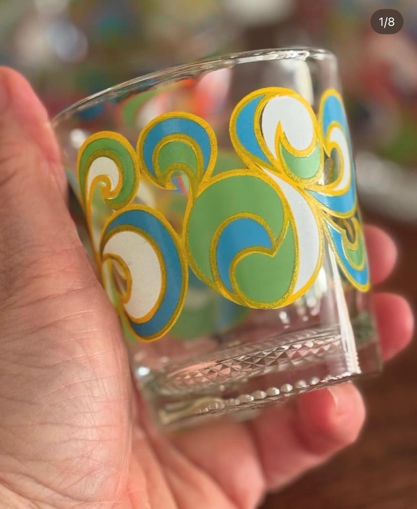 Verres à limonade vintage, verres rétro, prix unitaire, Collections, Enlèvement