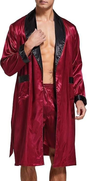 peignoir en satin pour homme | LIVRAISON GRATUITE, Neuf, -, -, SANRAFLIC