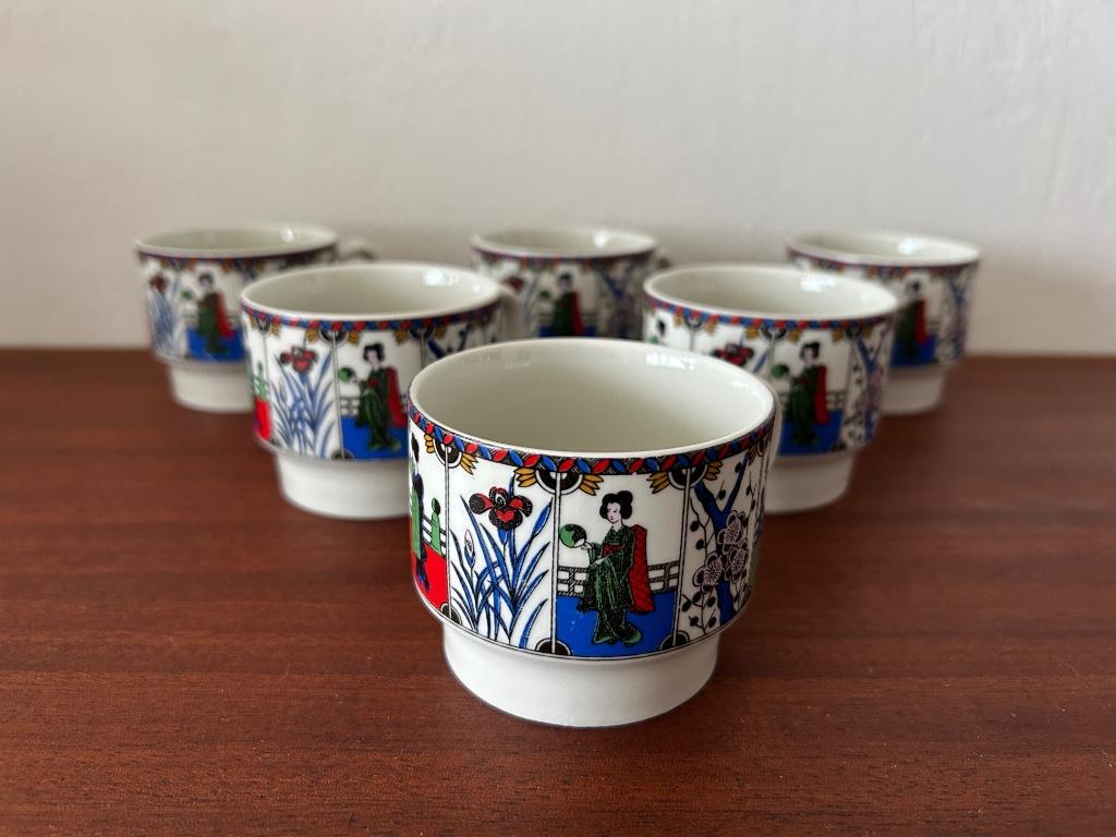 Vintage koffietassen, Ophalen of Verzenden, Zo goed als nieuw, Overige stijlen, Kop(pen) en/of Schotel(s)