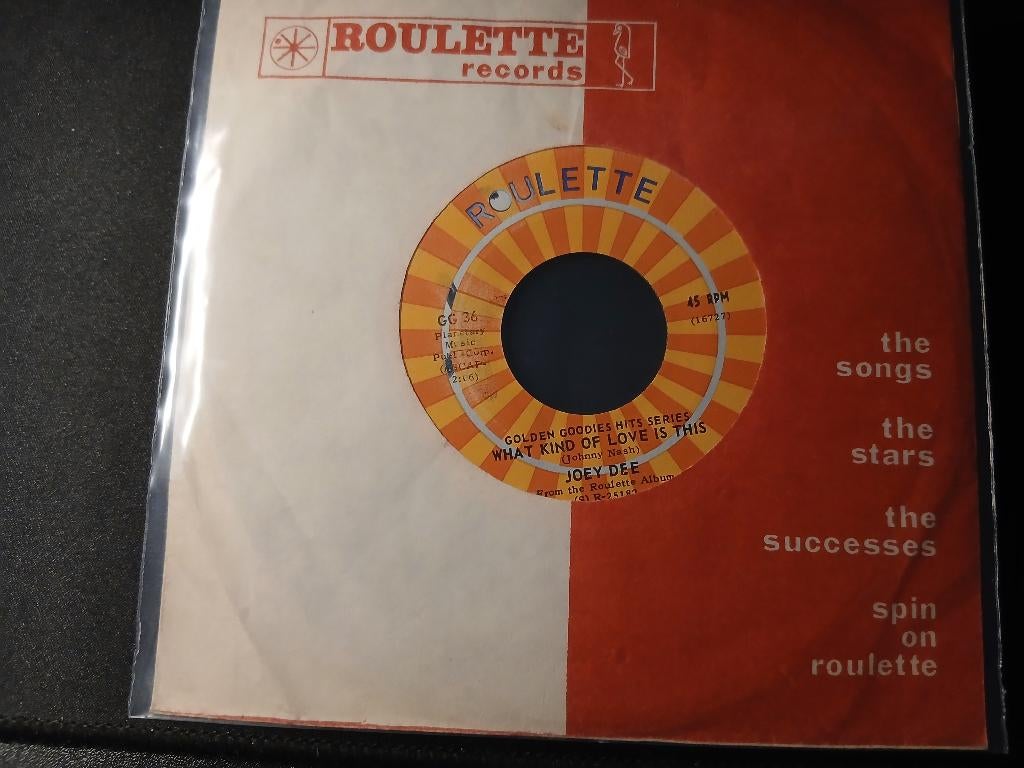 Joey Dee  ‎– What Kind Of Love Is This' 7 " Popcorn ", Enlèvement ou Envoi, Single, Comme neuf, Pop