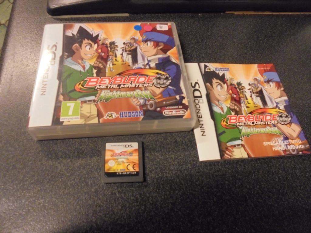 Nintendo DS Beyblade Metal Masters Nightmarerex (CIB), Envoi, Utilisé, À partir de 7 ans