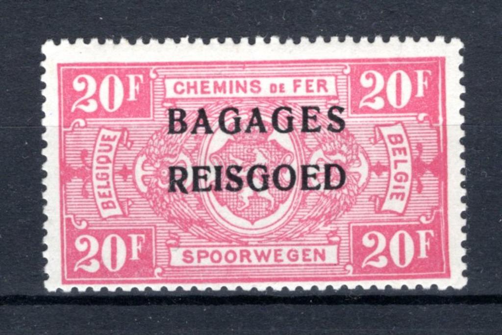 BA20 MNH** 1935 - Timbres de chemin de fer « BAGGAGES », Enlèvement ou Envoi, Non oblitéré, Neuf