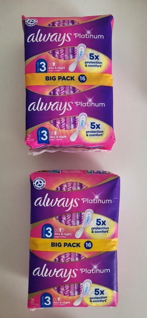 maandverband always platinum big pack 16 stuks, Enlèvement ou Envoi, Neuf