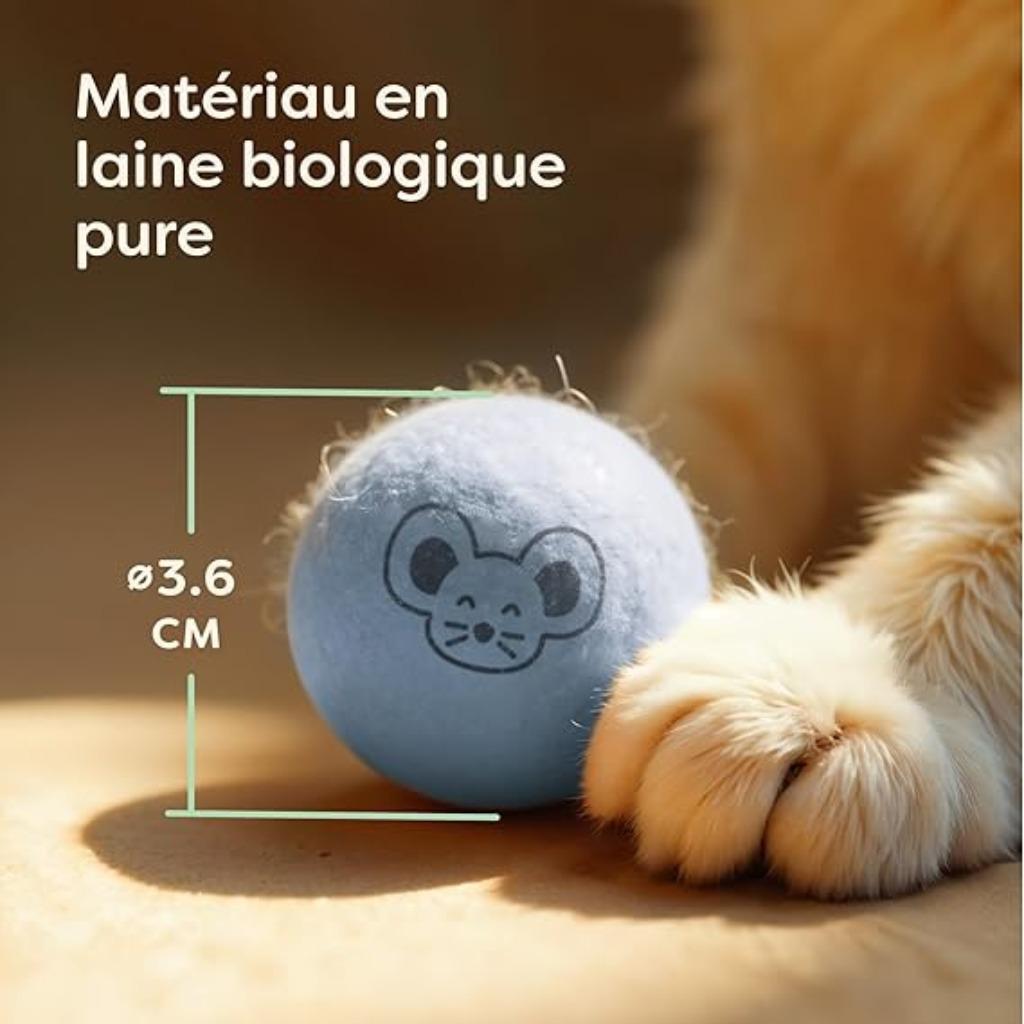 Kattenballen van vilt 6 wollen ballen GRATIS LEVERING, -, Verzenden, -, Nieuw