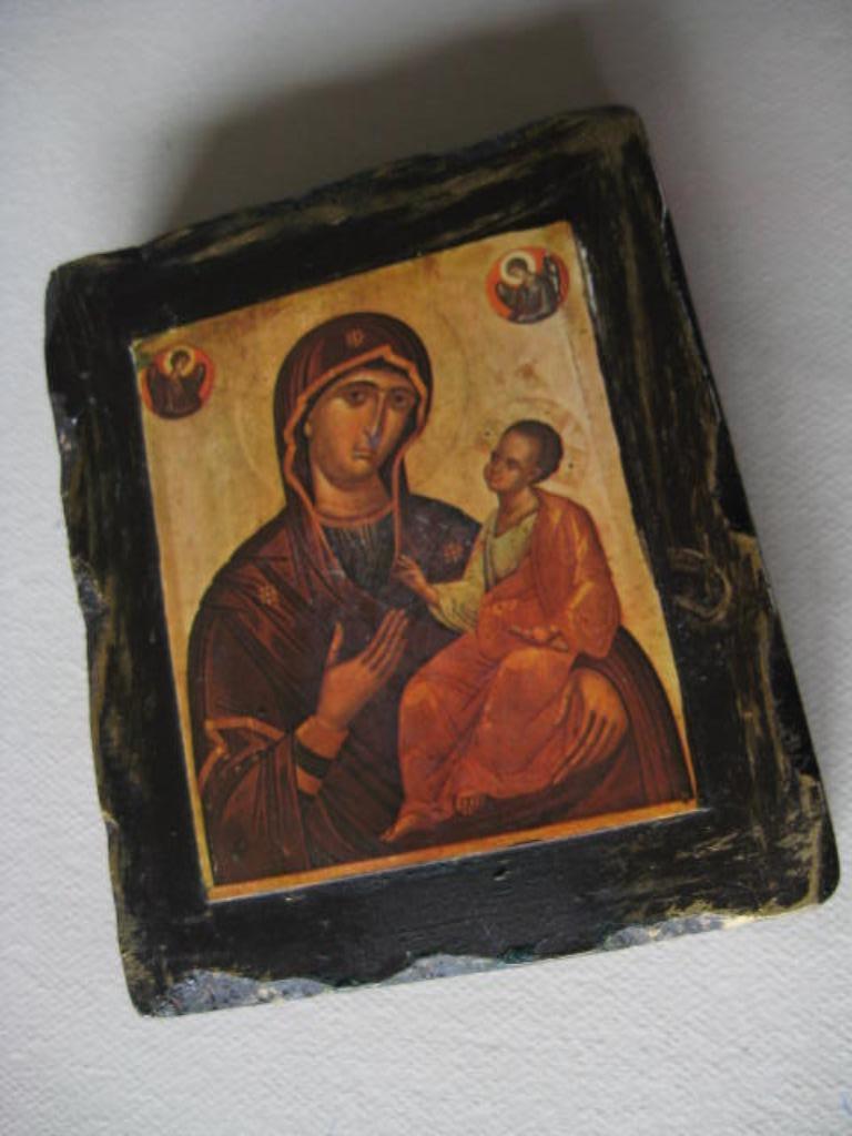 icoon met relikwie 'Agnus Dei', Verzamelen, Religie, Ophalen