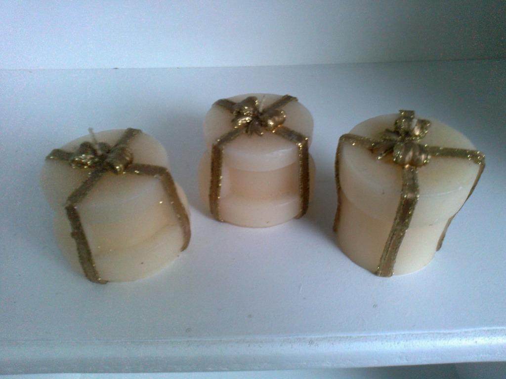 Kerstkaarsjes met strik, Enlèvement ou Envoi, Neuf