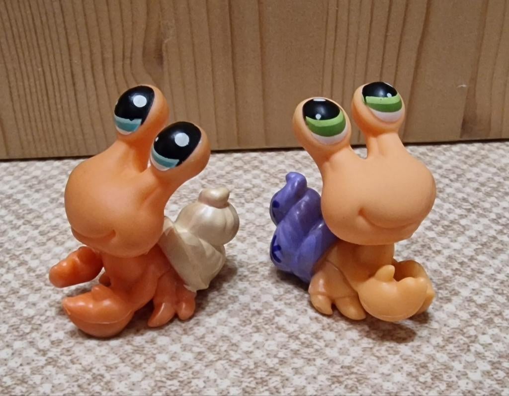 Littlest Pet Shop(LPS) Krabben/ Heremietkreeften–#1141 & #62, Collections, Jouets miniatures, Utilisé, Enlèvement ou Envoi