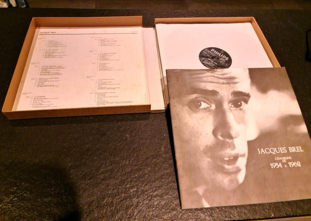 Jacques Brel vinyldoos, Ophalen, Gebruikt, Overige formaten