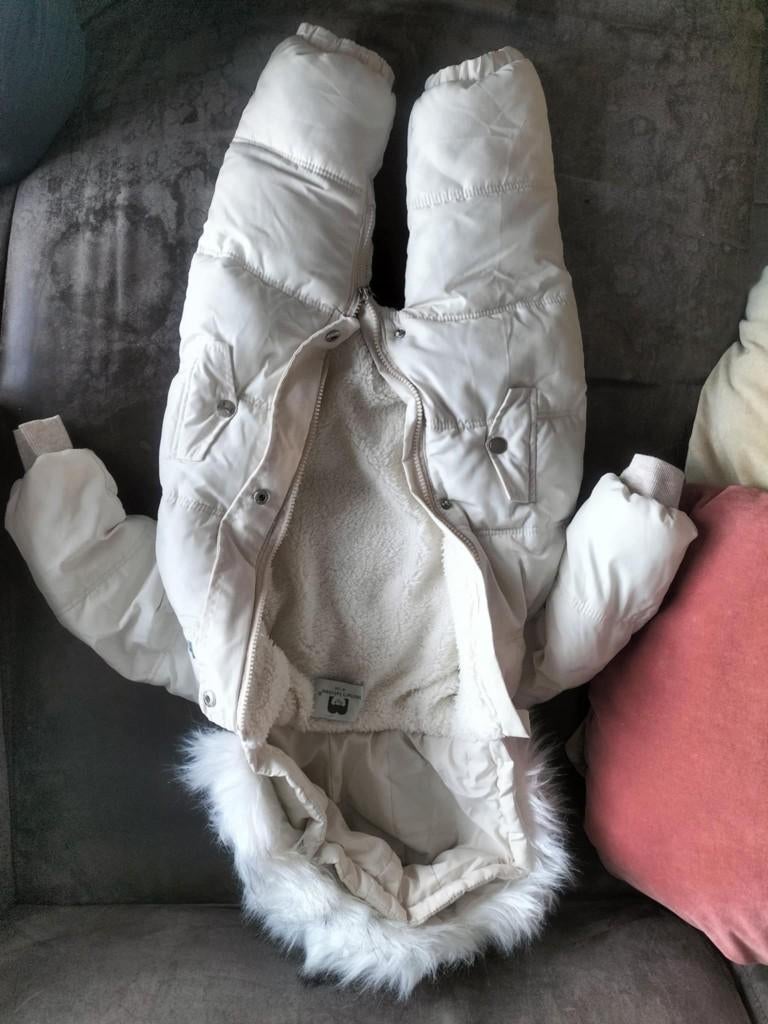 Combinaison ski mothercare 18-24 mois + moufles polaires, Garçon ou Fille, Enlèvement ou Envoi, Ensemble, Taille 86