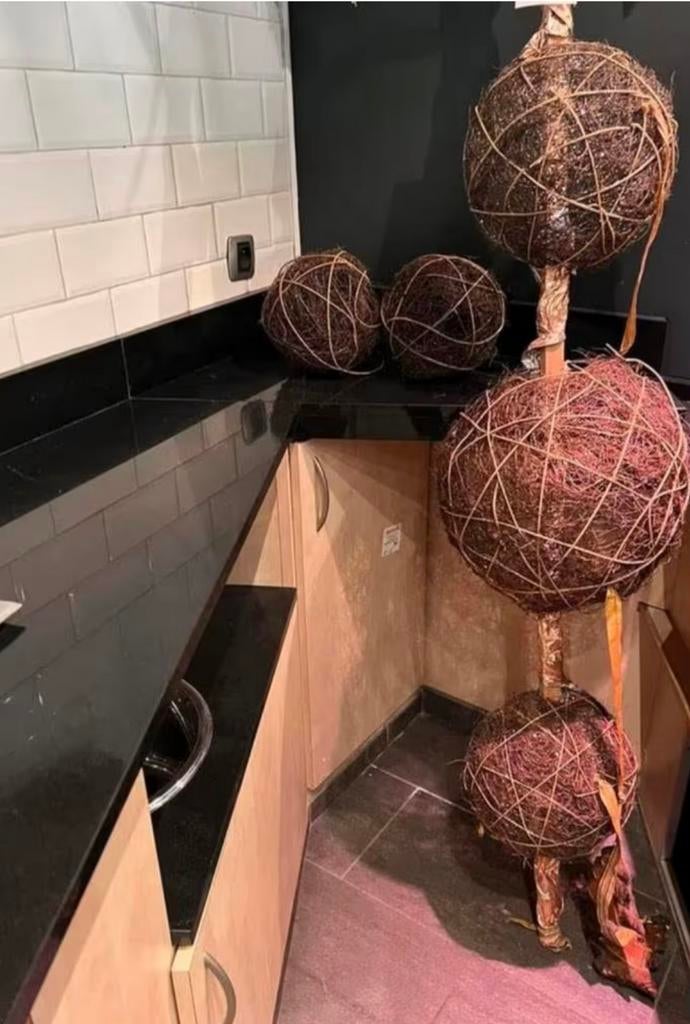 Décoration étalage 1/2 sphères, Jardin & Terrasse, Enlèvement ou Envoi, Rond, Comme neuf, 30 à 60 cm