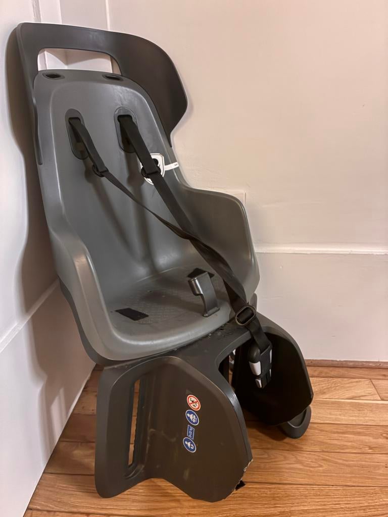 Bobike One - Urban Grey (1 an d’usage), Vélos & Vélomoteurs, Enlèvement, Utilisé, Siège arrière