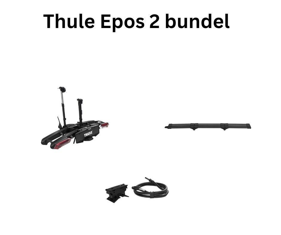 THULE EPOS 2 BUNDEL, Auto diversen, Fietsendragers, Ophalen, Elektrische fiets, Nieuw, 2 fietsen