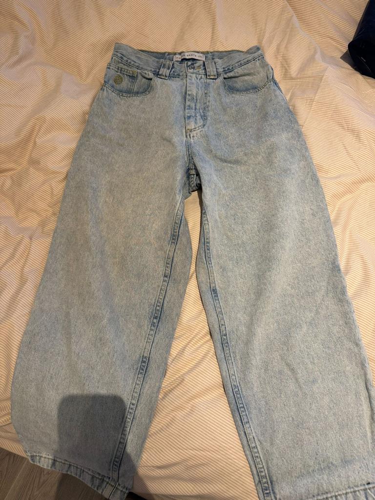 Bigboy Polar Skatejeansbroek licht blauw XS, Big Boy, Ophalen, Gedragen, Blauw