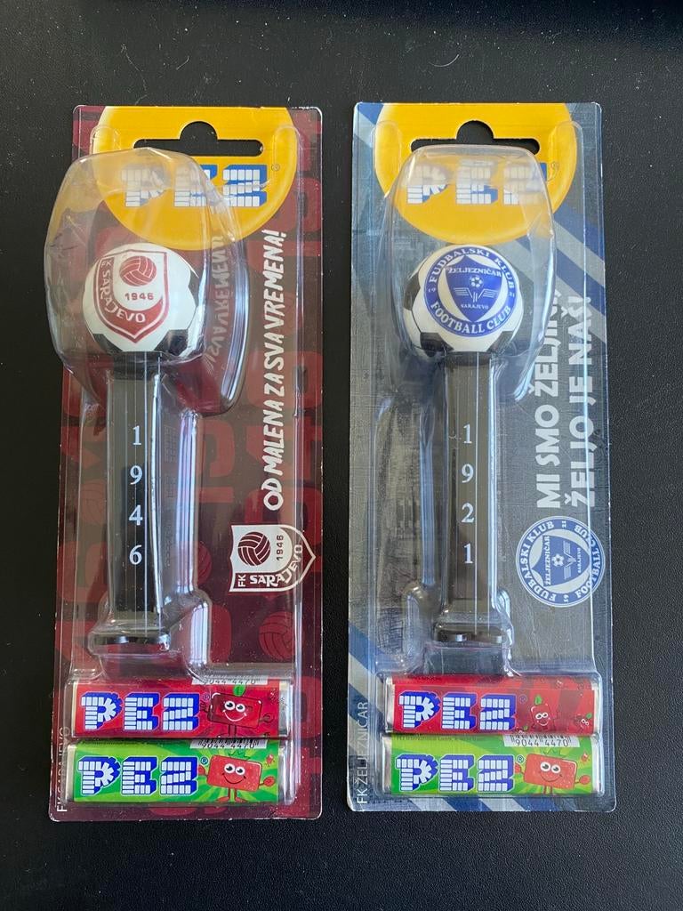 PEZ voetbal zetjeznicar en sarajevo, Verzamelen, Ophalen of Verzenden, Zo goed als nieuw