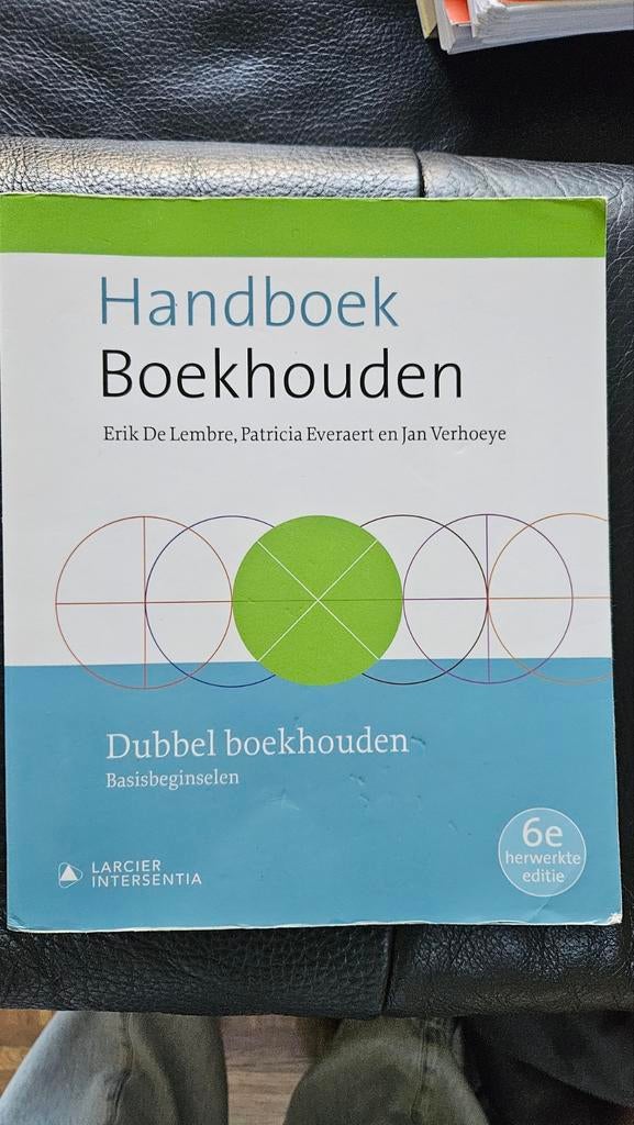 Handboek Boekhouden - Dubbel Boekhouden (zesde editie), Ophalen, Erik De Lembre; Patricia Everaert