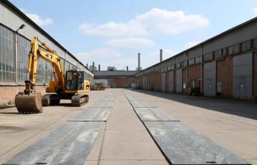 oprijplaten rijplaten oprijplaat, Ophalen