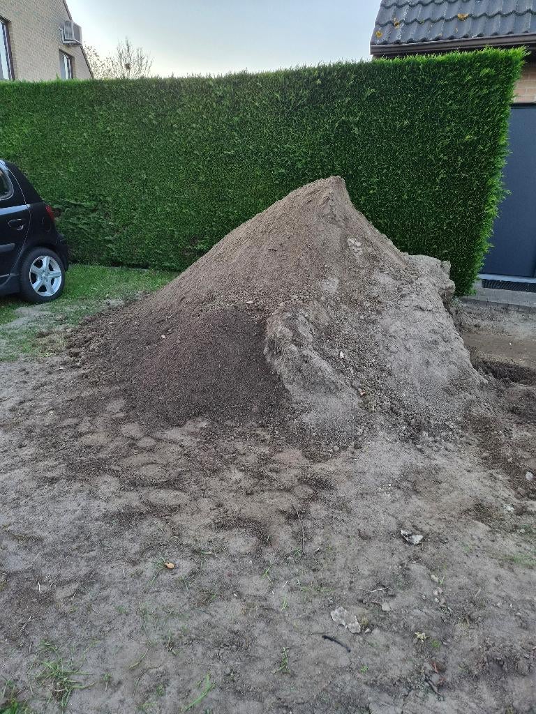 proper zand/aarde, Jardin & Terrasse, Sable, Enlèvement