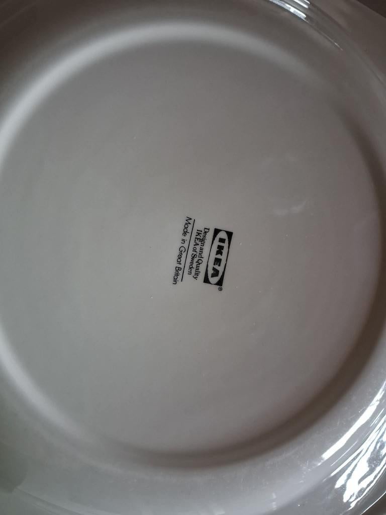 3 ikea platte borden, Huis en Inrichting, Keuken | Servies, Ophalen, Gebruikt, Bord(en)