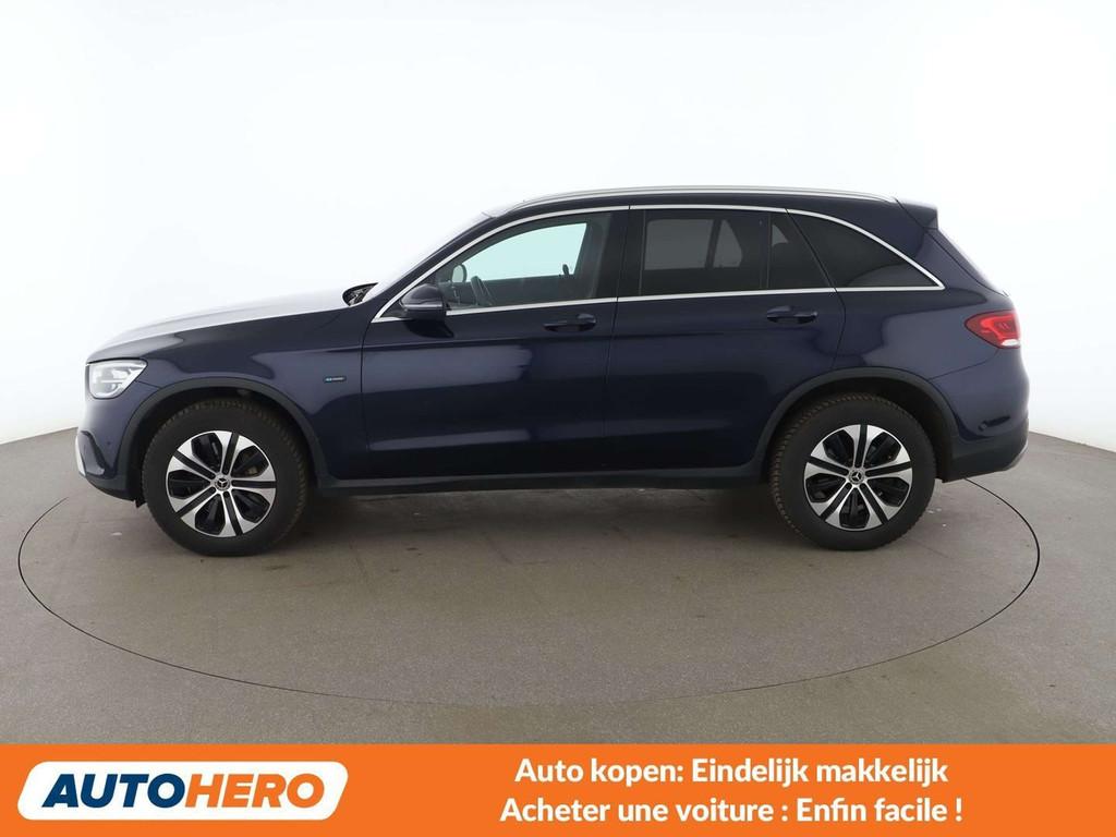 Mercedes-Benz GLC 300 GLC 300de 4Matic (bj 2020, automaat), Auto's, Mercedes-Benz, Automaat, Gebruikt, Blauw, Leder