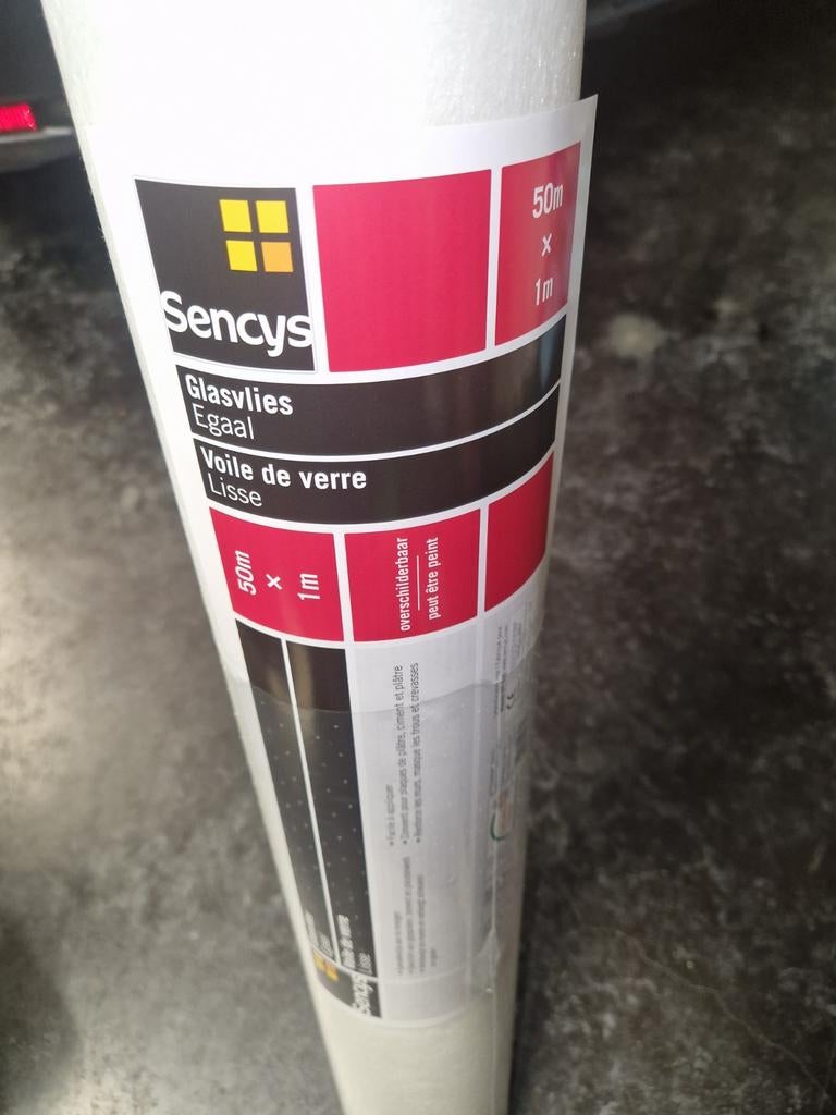 Glasvlies behang egaal, Ophalen