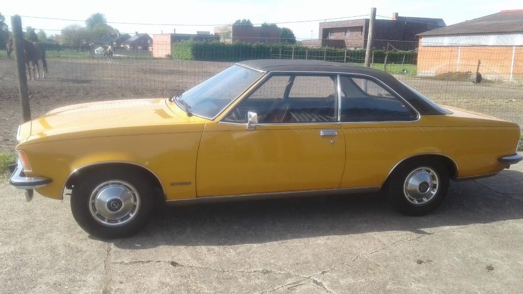 Velgen en banden opel commodore B oldtimer, Ophalen, 14 inch, Gebruikt, 175 mm