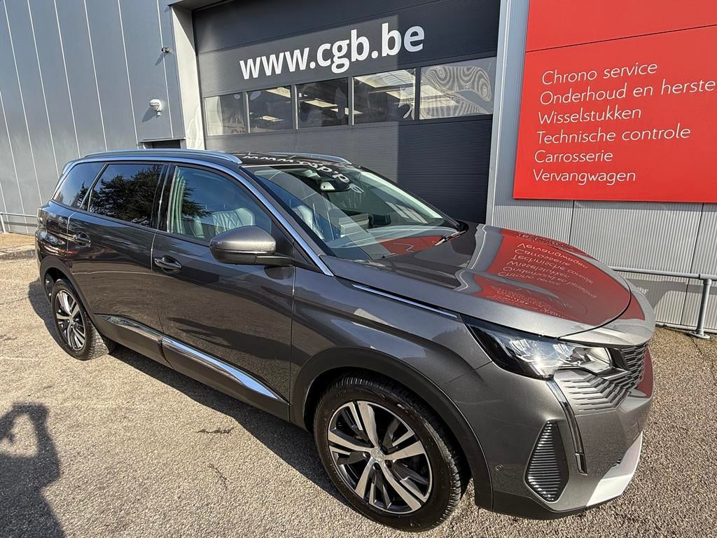 Peugeot 5008 12PureTech 130 EAT8 ALLURE PACK perfect, Autos, Peugeot, Cuir, Argent ou Gris, Achat, Euro 6