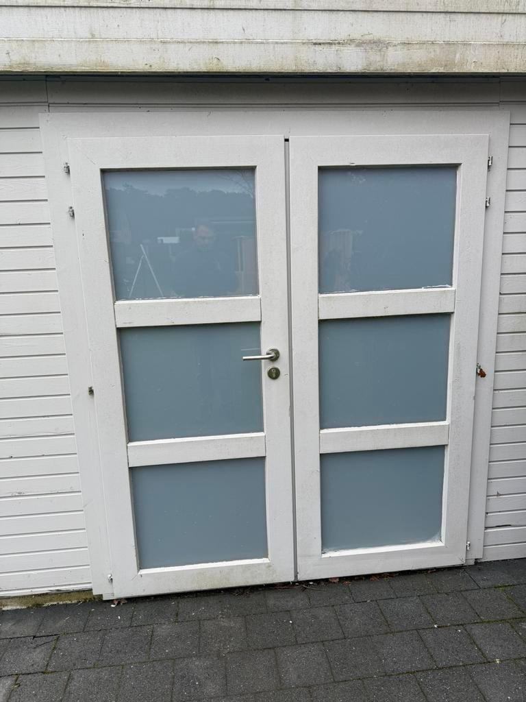 Dubbel deur tuinhuis, Bricolage & Construction, Enlèvement, Utilisé