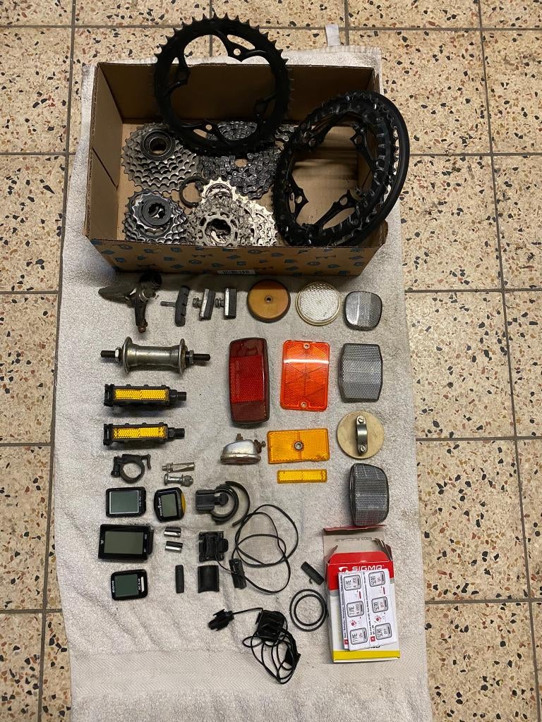 Allerhande fietsonderdelen, Vélos & Vélomoteurs, Enlèvement, Utilisé