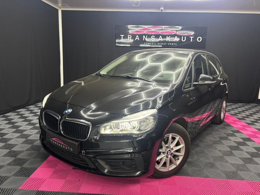 Bmw 218i active tourer / GARANTIE 12 MOIS, Auto's, https://public.car-pass.be/vhr/35366497-4b53-43f6-af8e-f462d7f272f7, Zwart