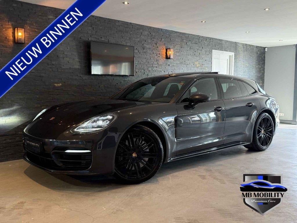 Porsche Panamera Sport Turismo 2.9 4S Bj: 2021 / 331 PK, Cuir, Argent ou Gris, Achat, Euro 6