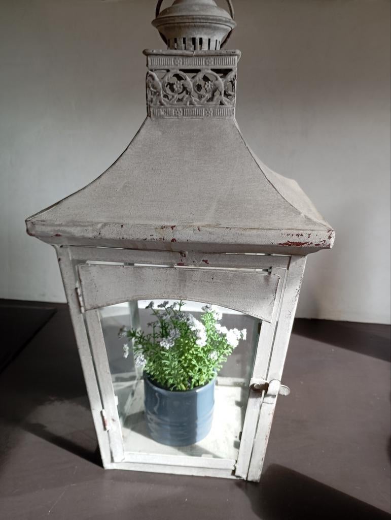 Lanterne décorative en fer, Maison & Meubles, Enlèvement, Bougie