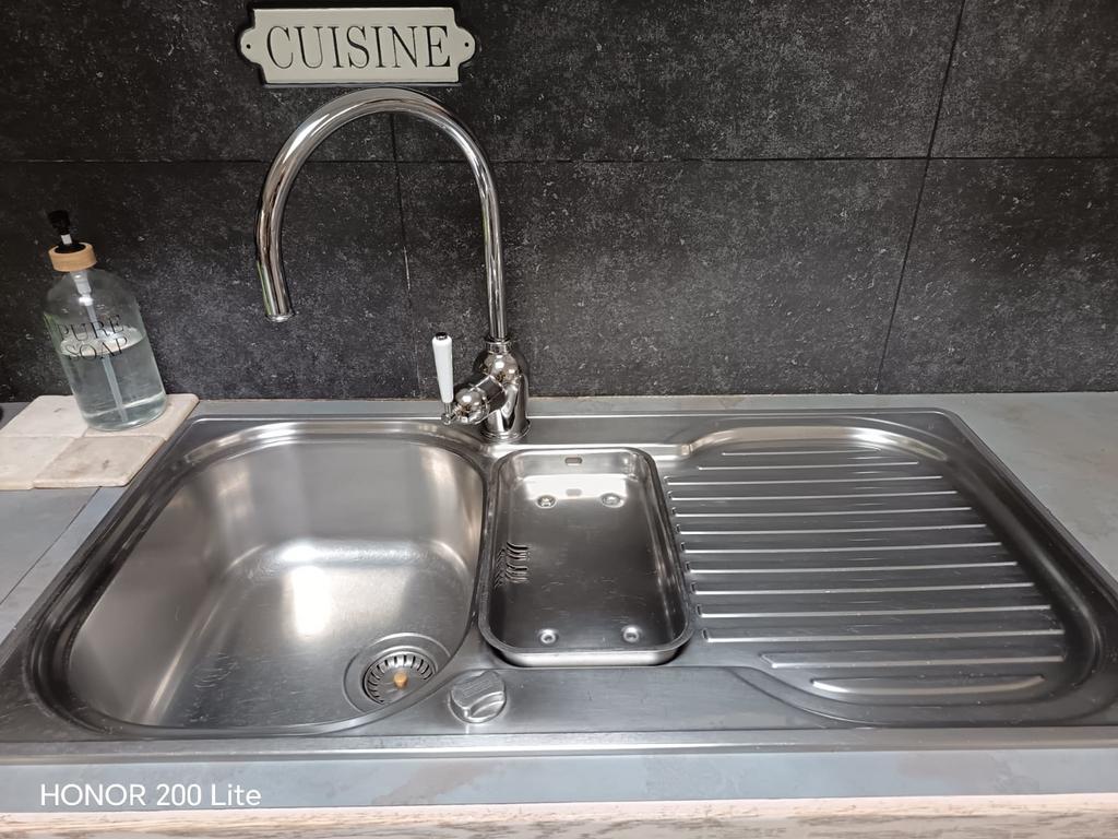 Evier inox haute qualité, Ophalen, Gebruikt, Inox, Wastafel