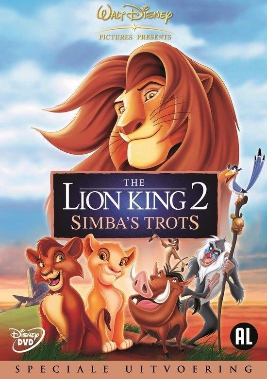 Disney dvd - The Lion King 2 - Simba's trots, CD & DVD, DVD | Films d'animation & Dessins animés, Enlèvement ou Envoi