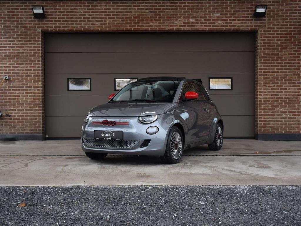 Fiat 500e CABRIO 42kWh / SOH 95% / RED / CARPLAY / GPS / CA, Autos, Fiat, 0 kg, 87 kW, Cabriolet, 0 kg