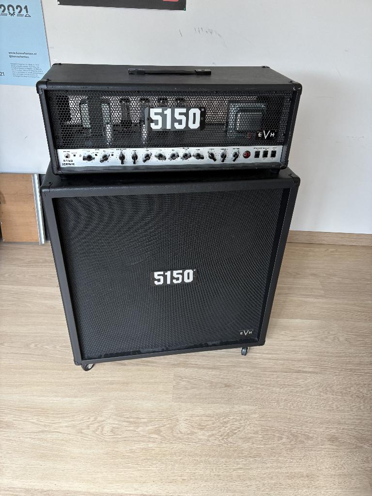 EVH 5150 iconic Head + Cabinet, Muziek en Instrumenten, Versterkers | Bas en Gitaar, Zo goed als nieuw, Gitaar, 50 tot 100 watt