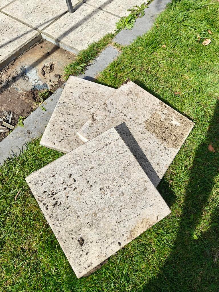 140 Terrastegels 40x40x4, Tuin en Terras, Ophalen, Terrastegels