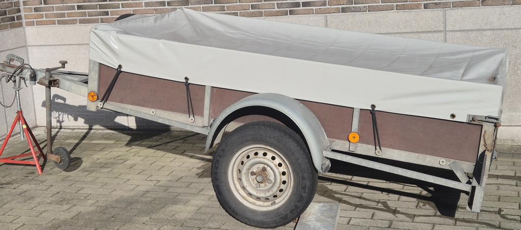 Aanhangwagen - ongeremde enkelasser, Autos : Divers, Remorques, Utilisé, Enlèvement